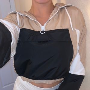 🍂 Windbreaker Crop Top